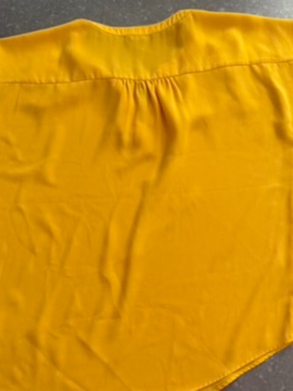 Banana Republic Mustard Yellow Sleeveless Blouse – Size Medium - Picture 4 of 9